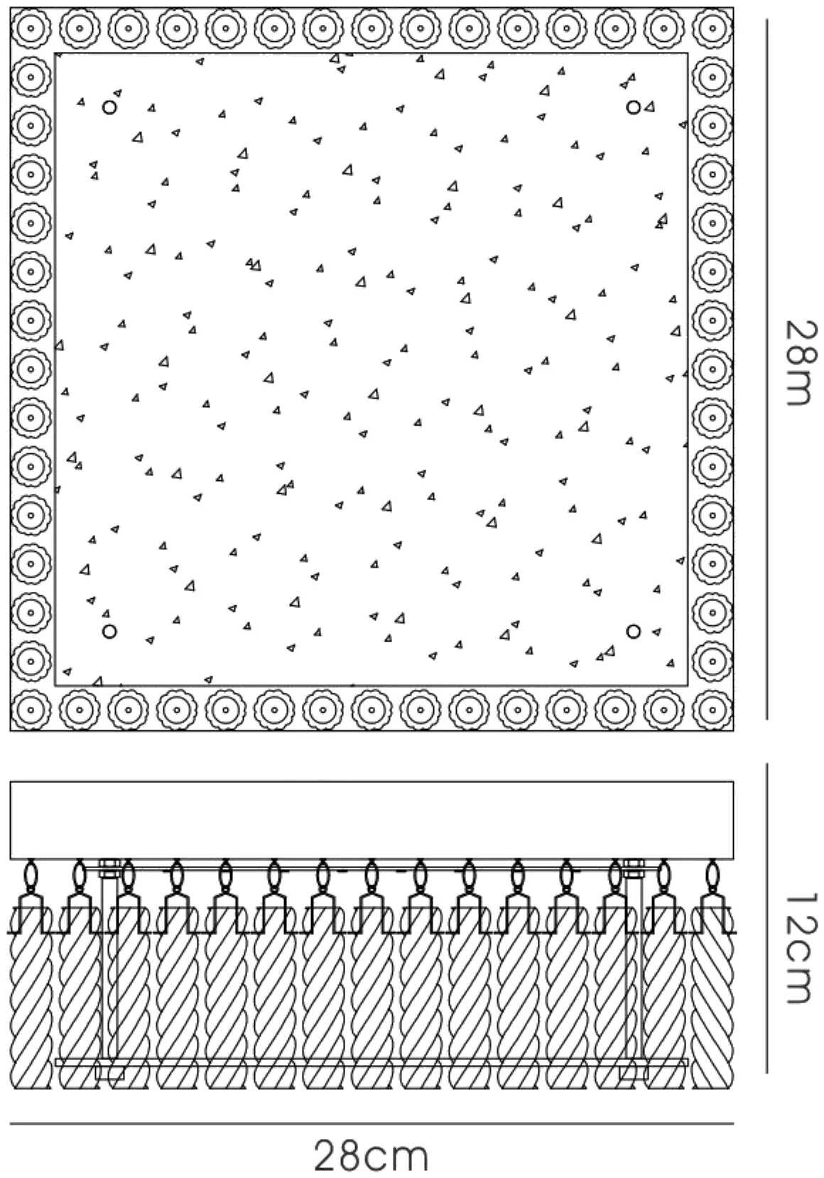 Aiden Glass 18W LED  Flush Ceiling IL80052  Diyas Aiden